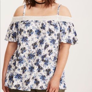 Floral Off Shoulder Blouse